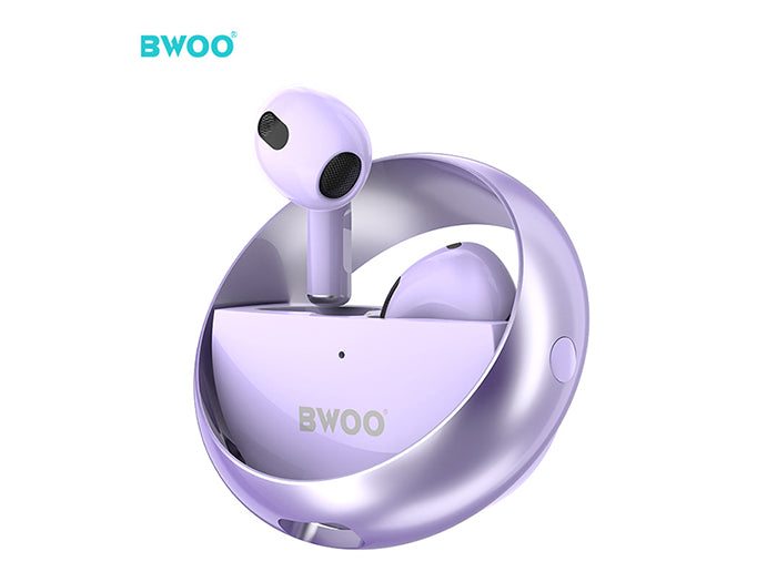BWOO Wireless Earphones BW74 Lilac