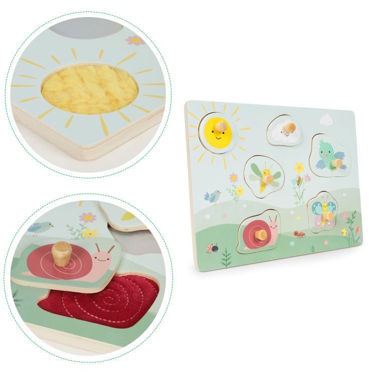 Wooden sensory board