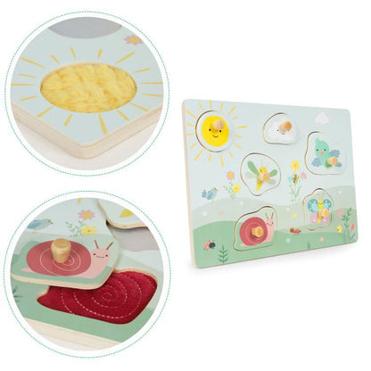 Wooden sensory board