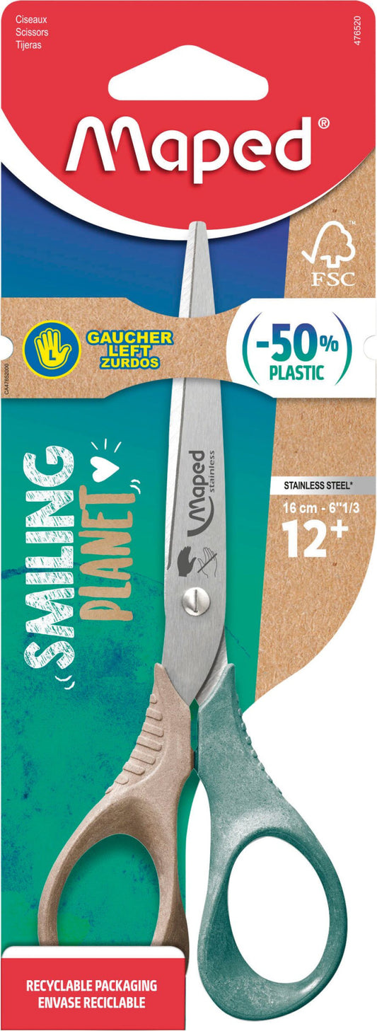 MAPED LEFT HANDED SCISSORS 16CM