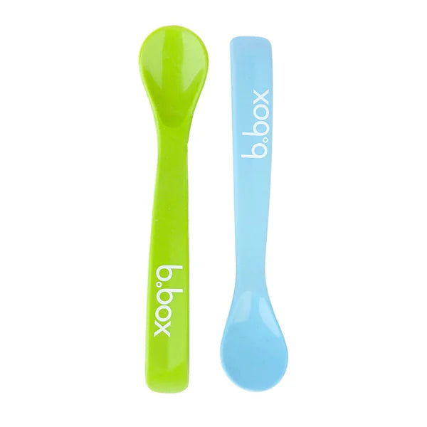 b.box Spoon Twin Pack Green/Blue