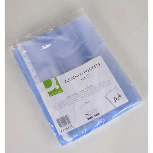 Punched Pockets - 0.1Mic - X100Pcs