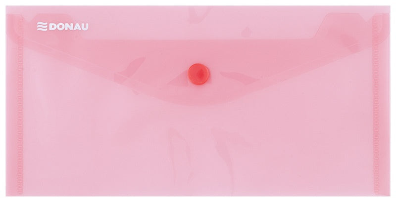 Envelope folder DL transparent Red