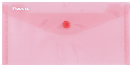 Envelope folder DL transparent Red