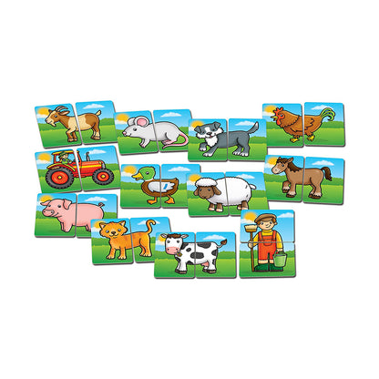 Farmyard Heads & Tails Game - Orchard Toys