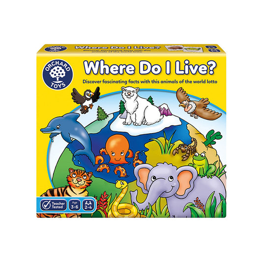 Where do I Live? Game - Orchard Toys