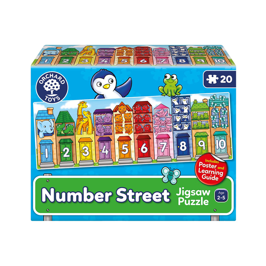 Number Street Jigsaw - Orchard Toys