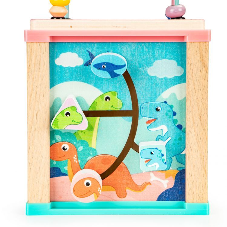 Wooden educational cube EcoToys