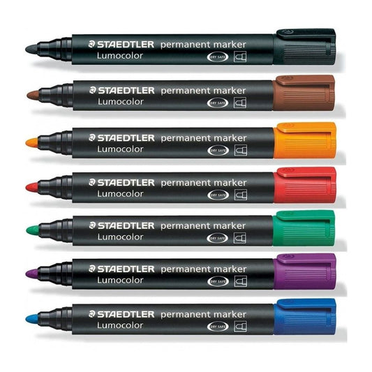 STAEDTLER  LUMOCOLOR PERMANENT BULLET MARKER THICK