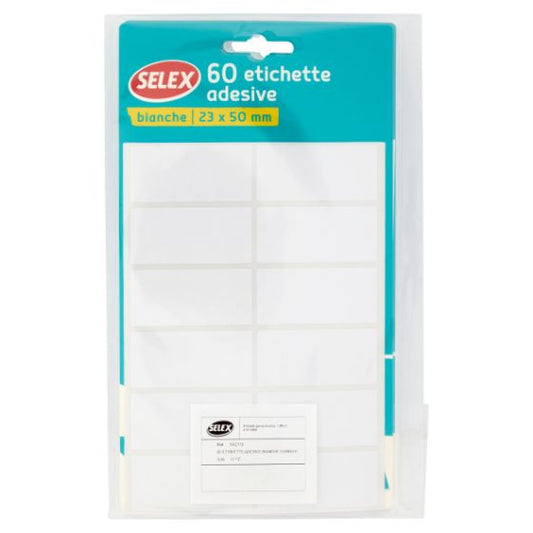 Selex 60 Labels 23x50mm