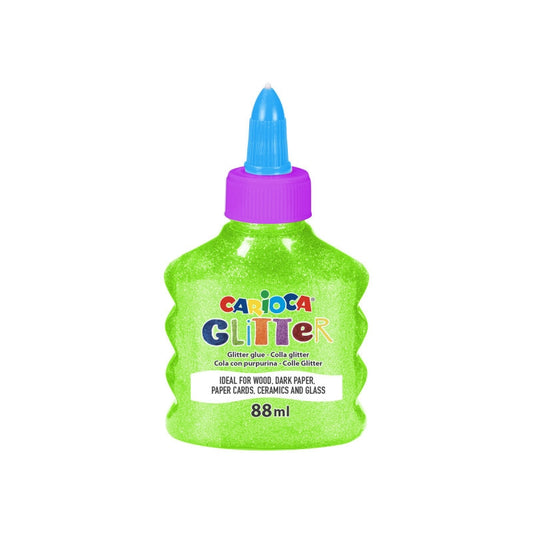 Carioca Glitter Glue Green 88ml