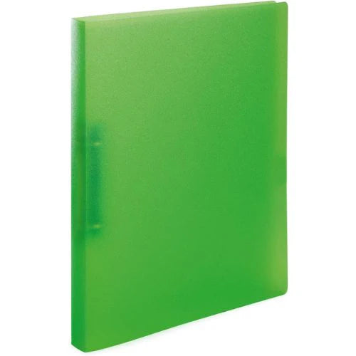 COLOROSA - A4 Flexi 2 Ring File 25mm - Translucent Green