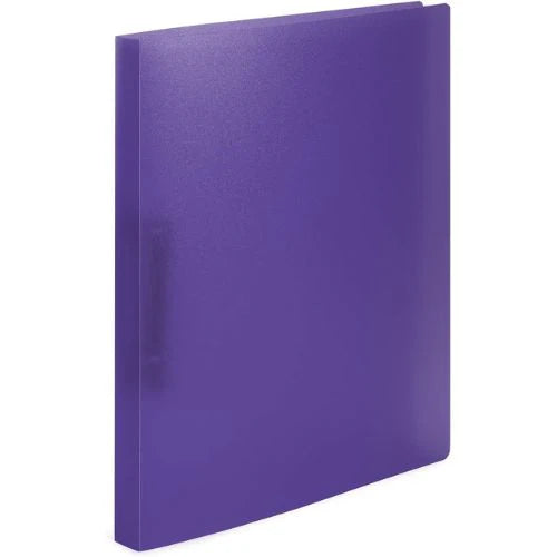 COLOROSA - A4 Flexi 2 Ring File 25mm - Translucent Purple