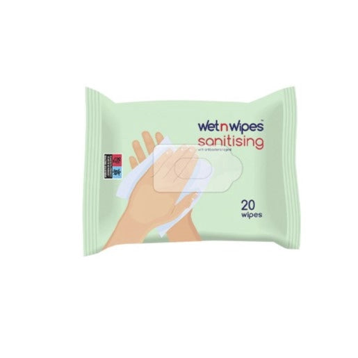 Wipes - Small Packet of Antibacterial Wipes - (Wet n Wipes)
