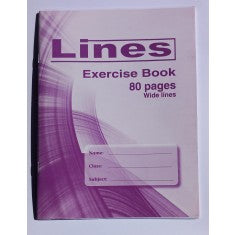 Copybook - Lines Collection 80 pages wide lines