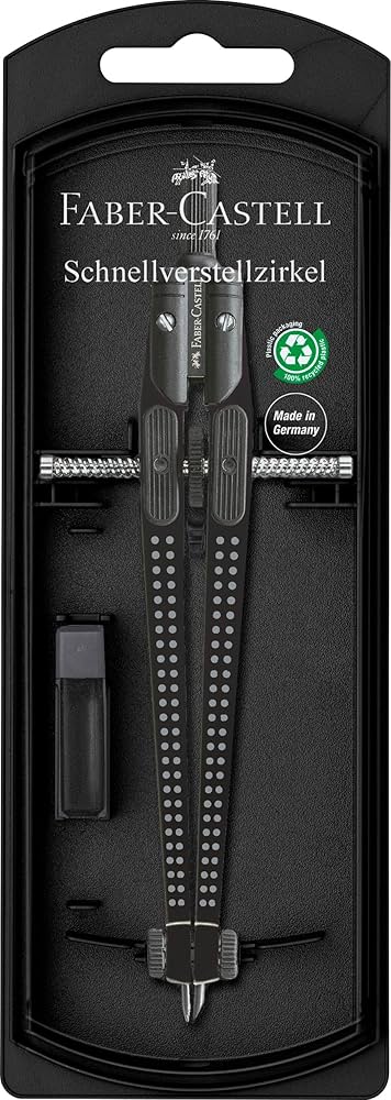 Faber-Castell - Quality Compass with Quick-Set Mechanism