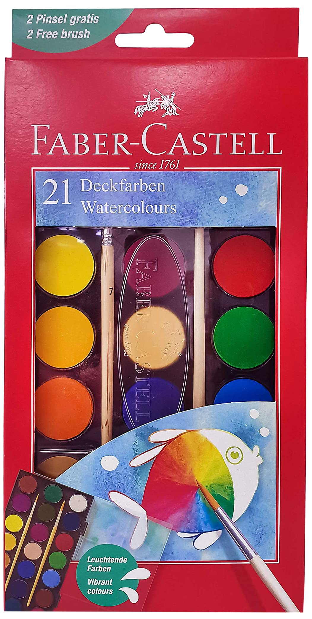Faber-Castell Watercolours Set x21