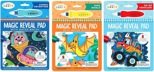 Colouring Book For Children Block With Magic Water Marker