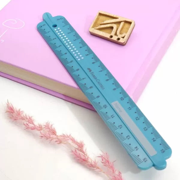 Faber Castell Sparkle Ruler - Dark Turquoise 15cm