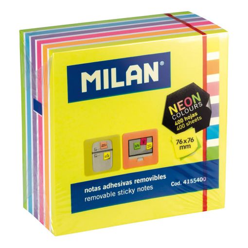 Milan 76X76mm Neon Sticky notes x400
