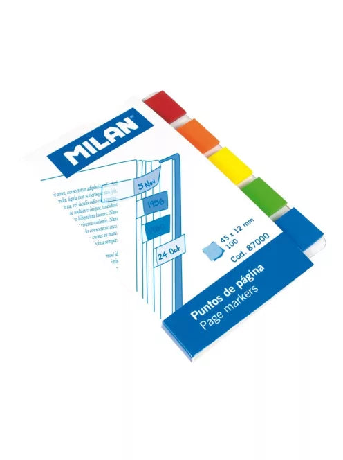 MILAN - Page Markers 45x12mm (100 pieces)