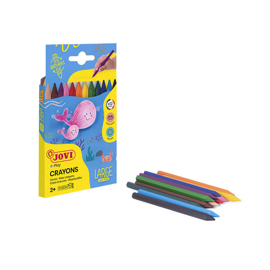 Jovi Plastic Crayons x12