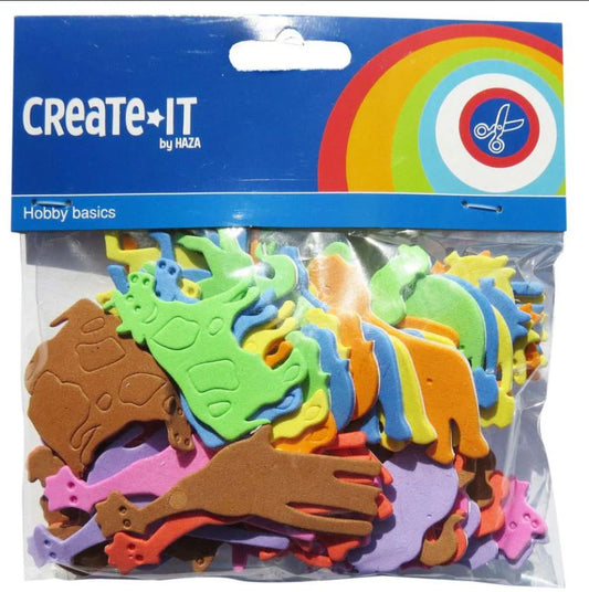 Create-it Adhesive Foam Farm Animals
