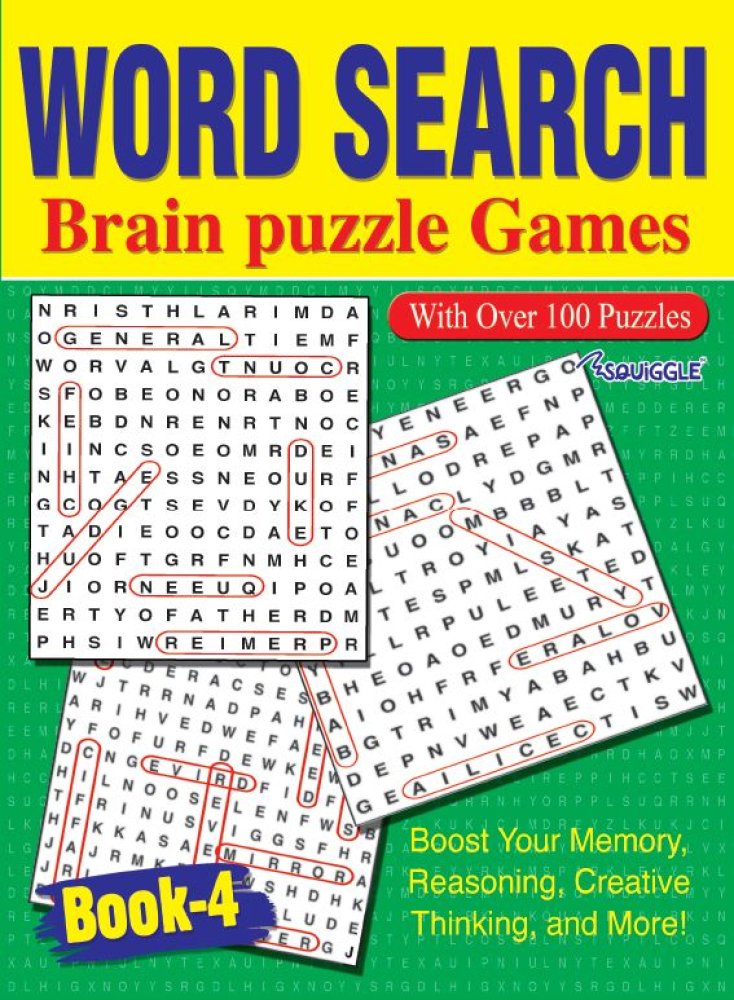 Word Search Brain Puzzle Games Book 4