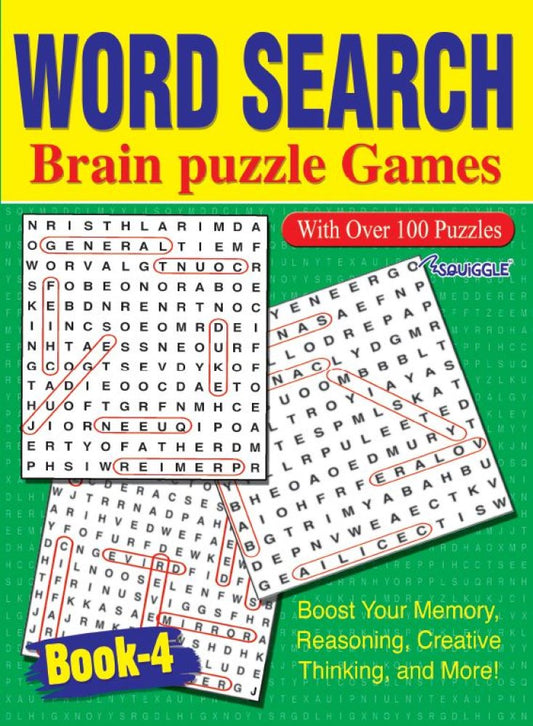 Word Search Brain Puzzle Games Book 4