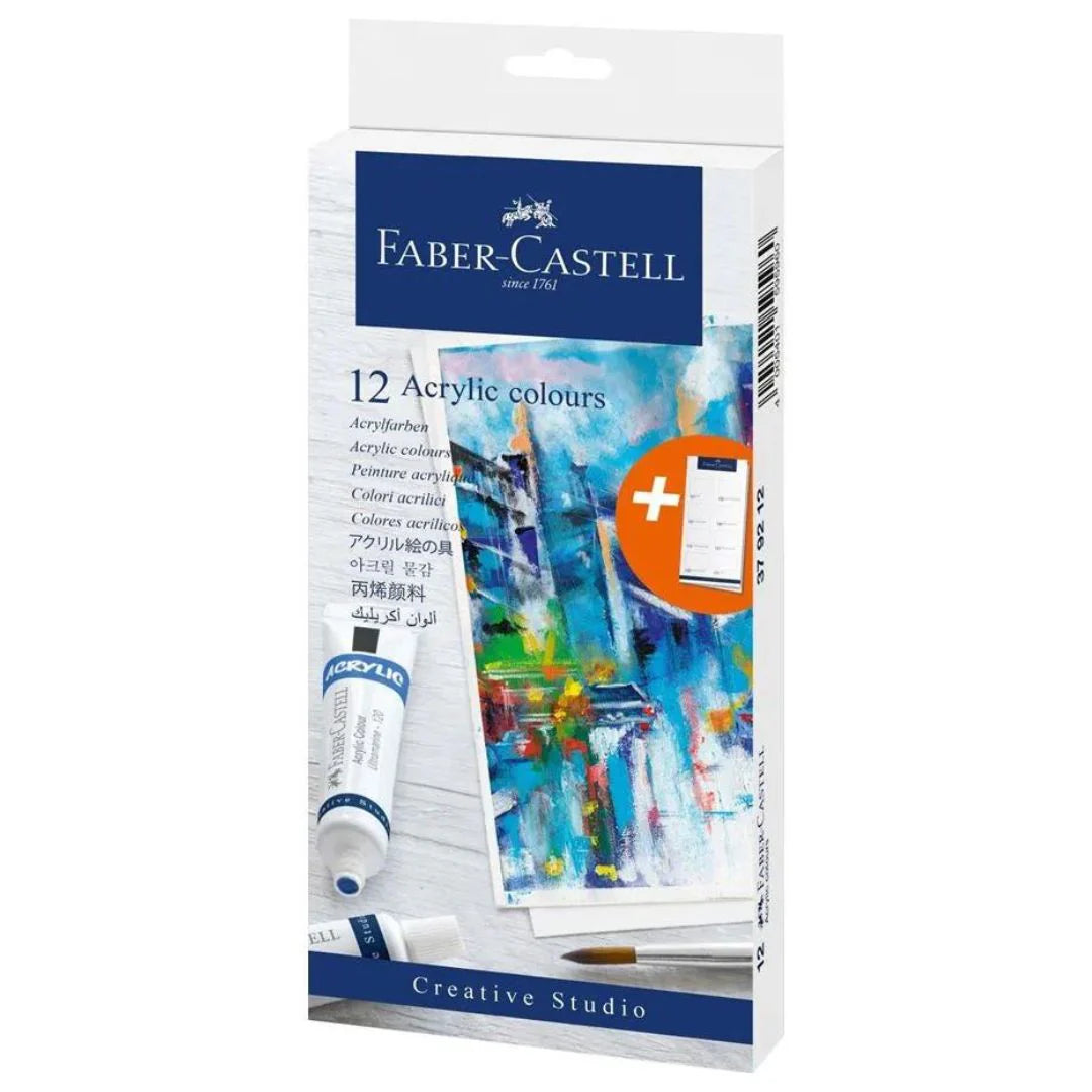 Faber-Castell Acryclic Paint Tubes By 12