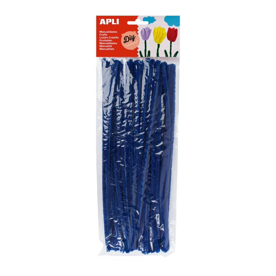 Pipe cleaners blue (Choose amount or pack of 50)