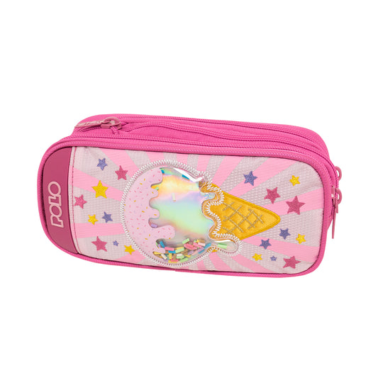 Ice-cream Base Free Expand Pencil Case