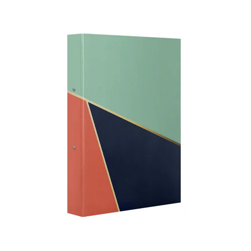 PUKKA - Fancy 2 Ring Hard File Geometric