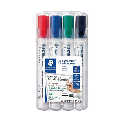 Staedtler Lumocolor Thick Whiteboard Markers Set of 4