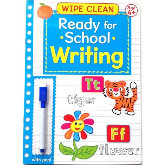 WIPE CLEAN - Ready for School Writing 4+
