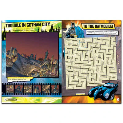 Batman Sticker Burst Activity Book