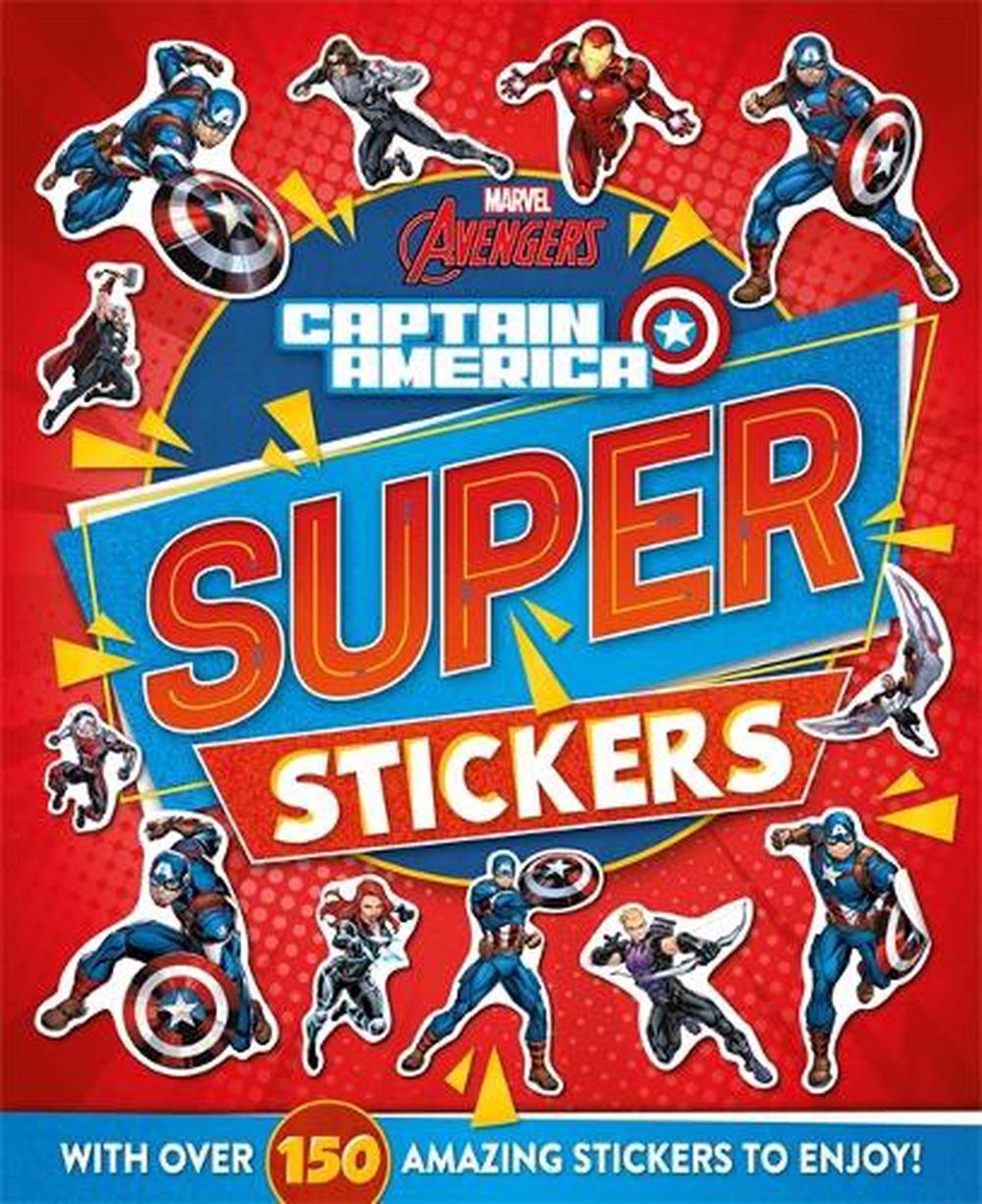 Marvel Avengers Captain America: Super Stickers Activity Book