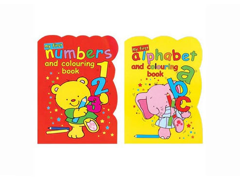 My First Numbers and colouring book 123