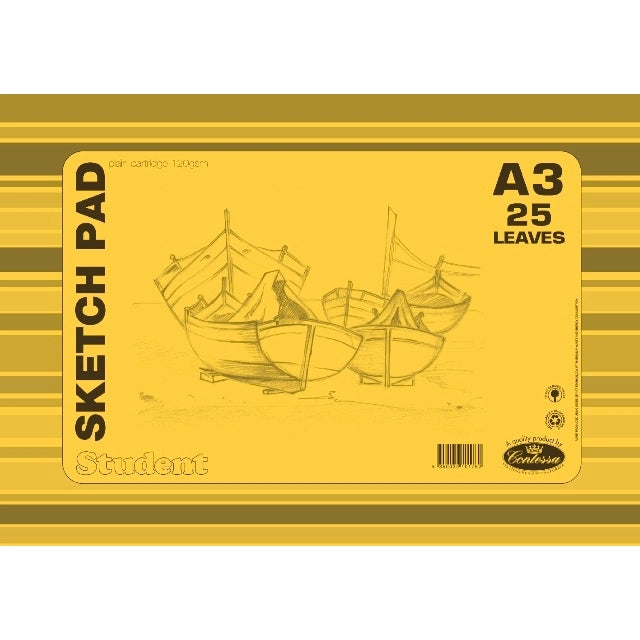 Student Sketch Pad A3 25Leaves