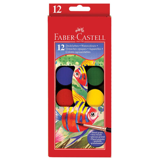 Faber-Castell Watercolours Set x12