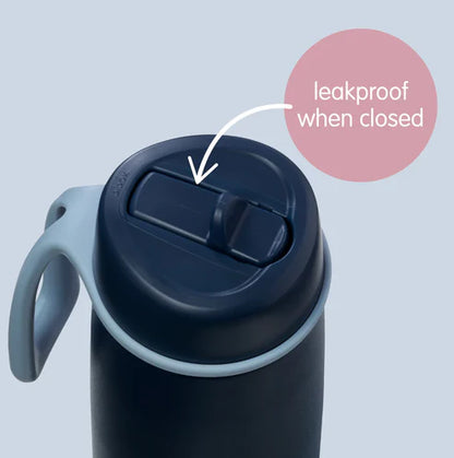 b.box Insulated Flip Top Bottle 690ml - Sea Glass