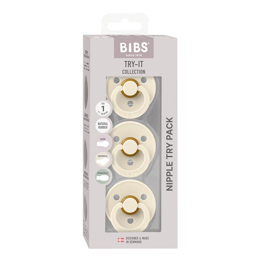 BIBS Try-It Collection 3 pack Ivory