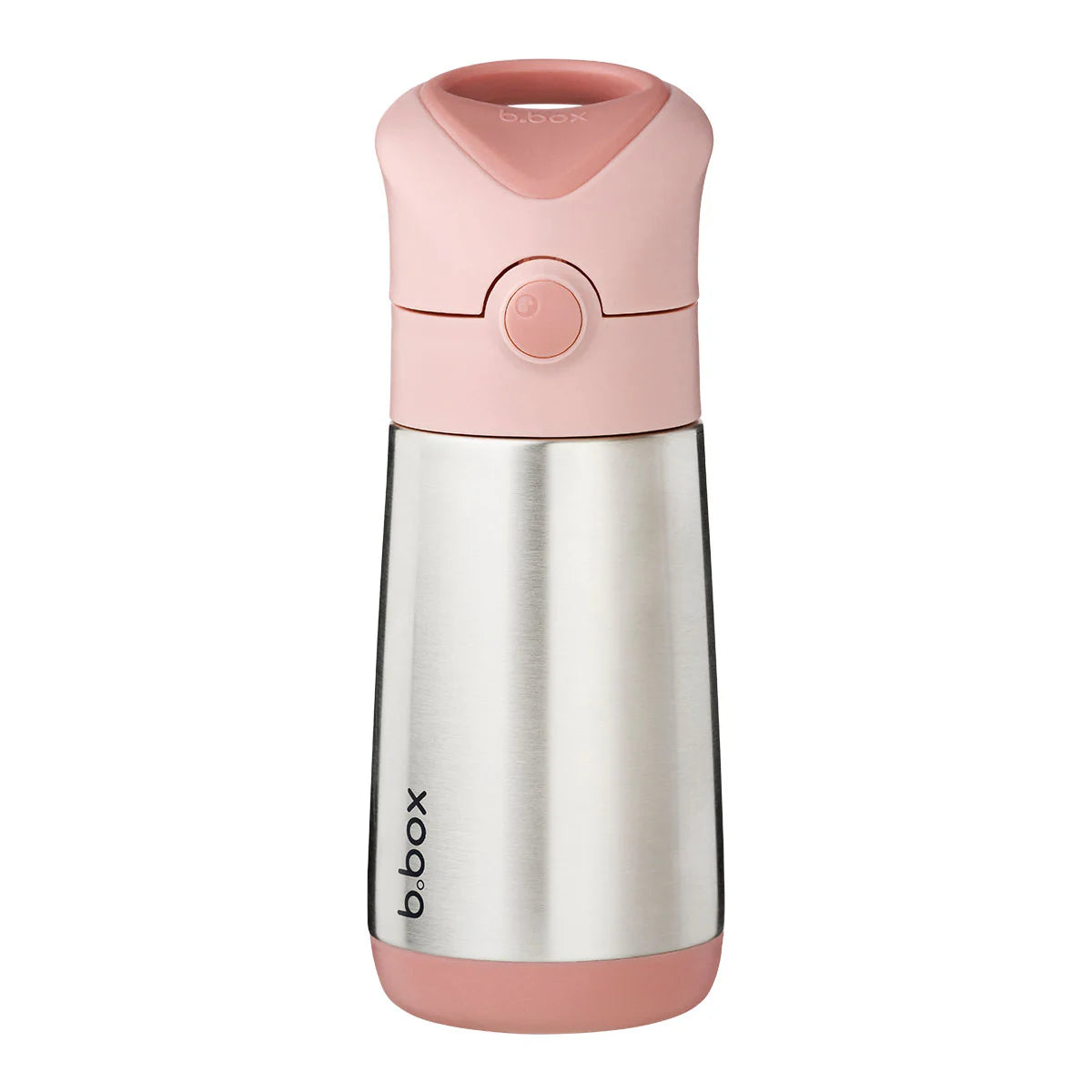 b.box 350ml Insulated Straw Drink Bottle - Blush Crush