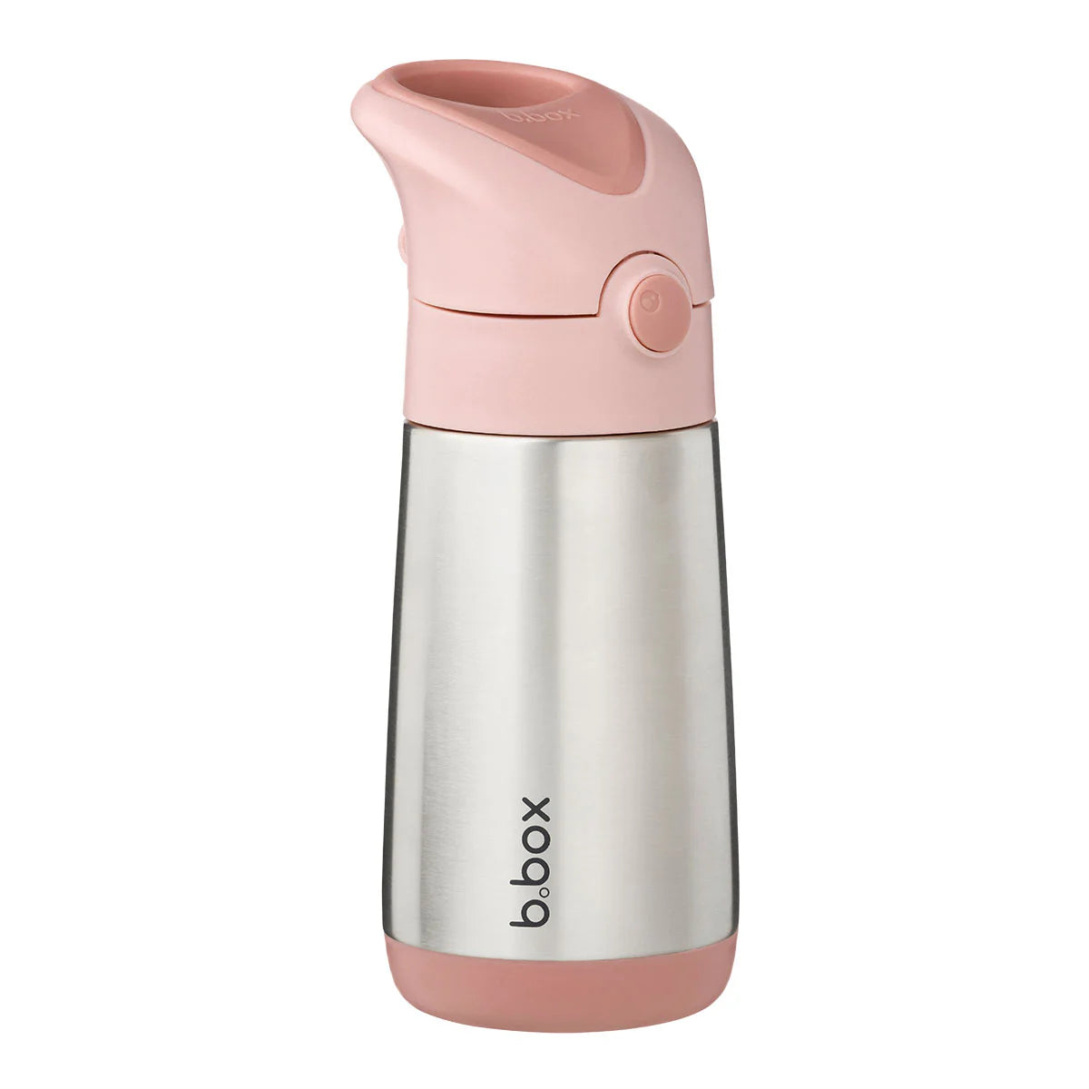 b.box 350ml Insulated Straw Drink Bottle - Blush Crush