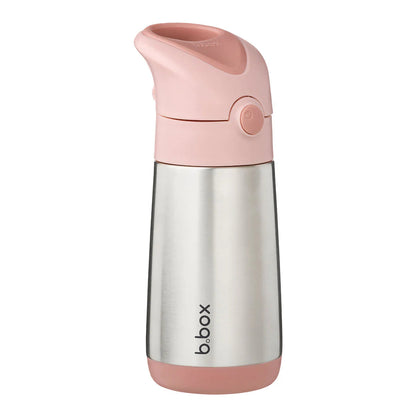 b.box 350ml Insulated Straw Drink Bottle - Blush Crush