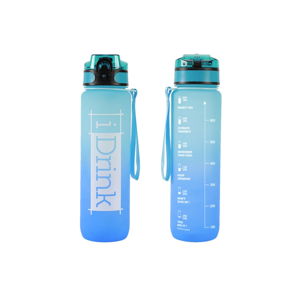 iDrink 1ltr Motivational water bottle