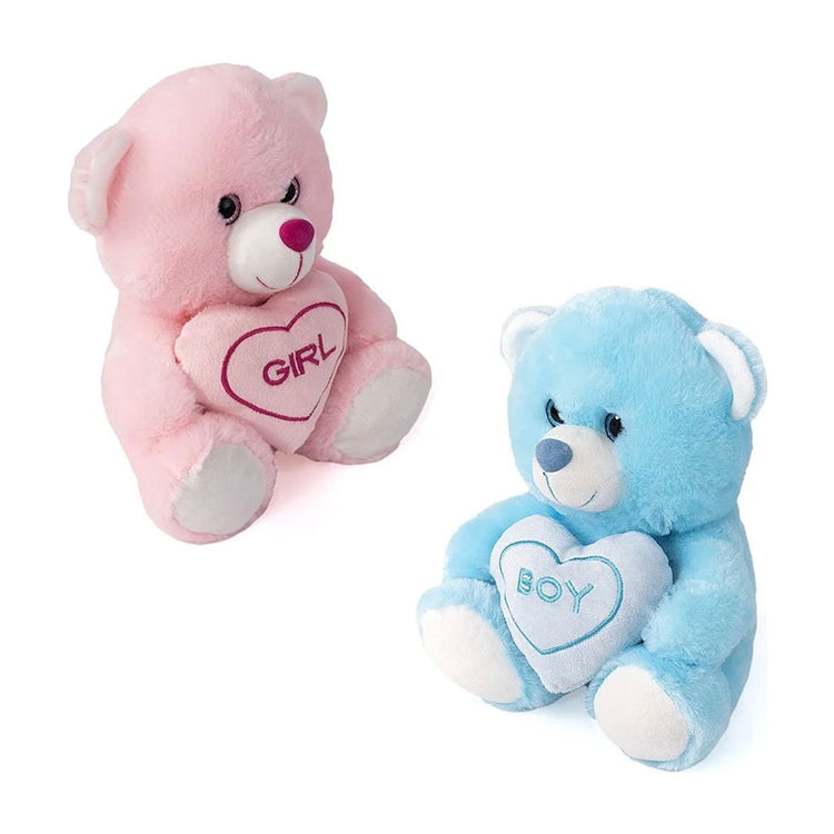 Plush Bear with Heart Boy/Girl 20cm