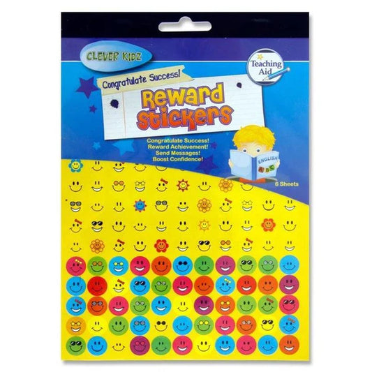Reward Stickers Clever Kidz (6 sheets)