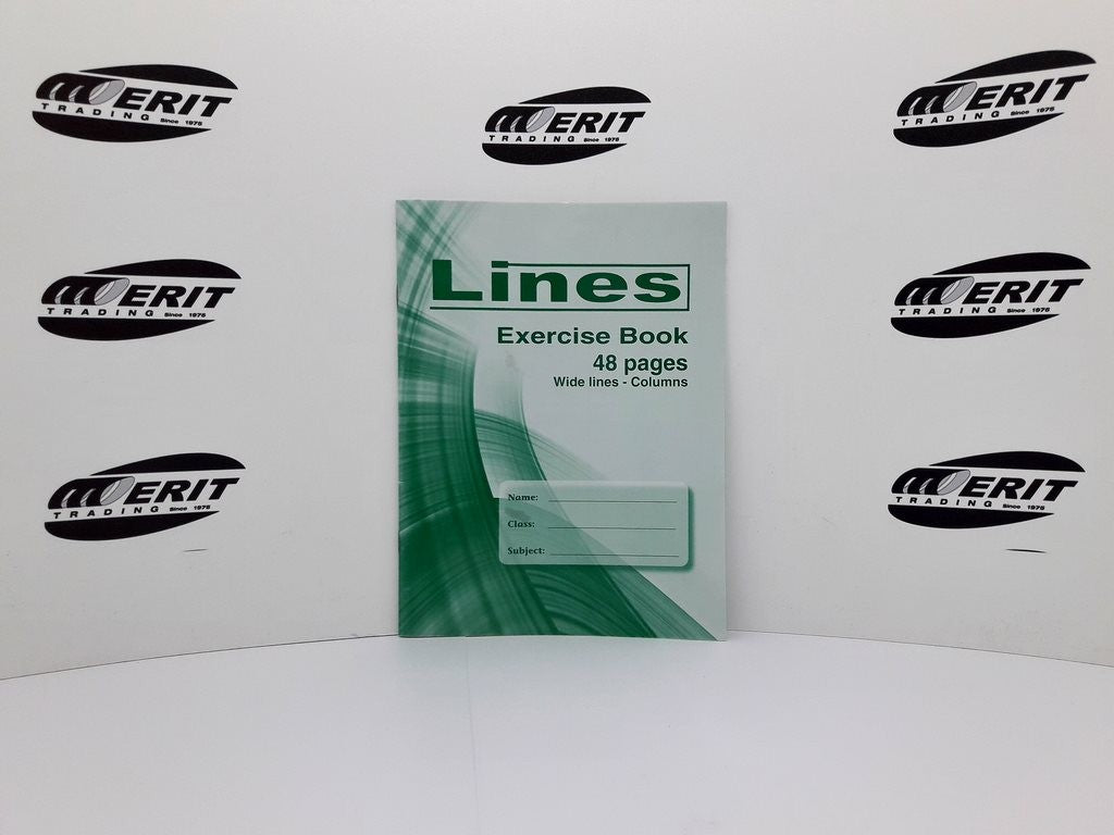 Copybook - Lines Collection 48 pages Wide Lines Columns