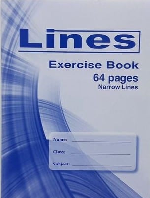 Copybook - Lines Collection 64 pages narrow lines